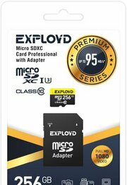 Exployd Premium Series microSDXC 256GB EX256GCSDXC10UHS-1-ELU3 фото