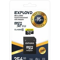 Exployd Premium Series microSDXC 256GB EX256GCSDXC10UHS-1-ELU3