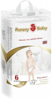 Mommy Baby Diapers 6 / 36 pcs фото