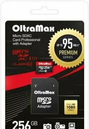 OltraMax Premium Series microSDXC 256GB OM256GCSDXC10UHS-1-PRU3 фото