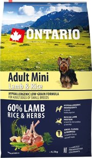 Ontario Adult Mini Lamb/Rice фото