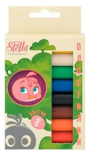 Action! Пластилин Stella by Angry birds 8 цветов фото